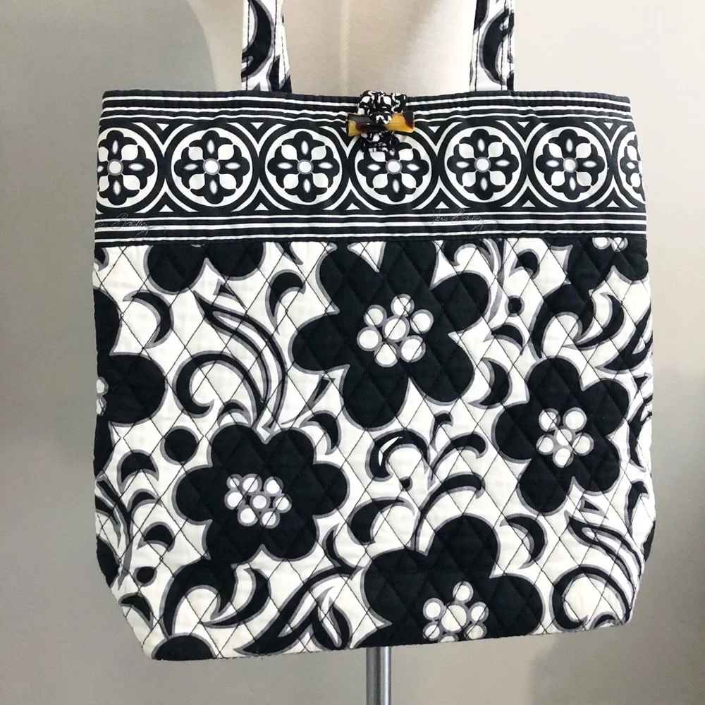 VERA BRADLEY Night & Day Toggle Tote Bag